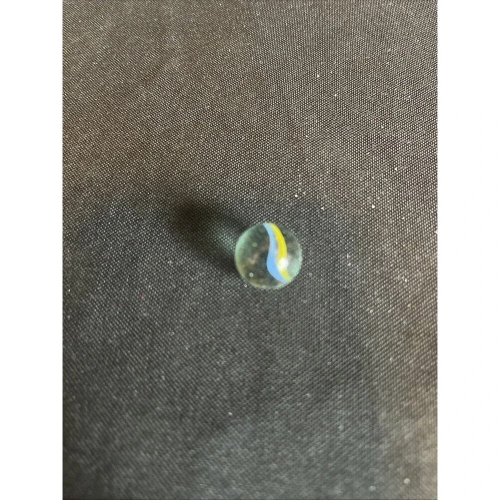 Lot of 38 VTG 1960s Glass MultiColor Swirl Cat Eye Marble3 Shooter Marble Jacks